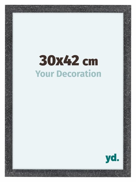 Your Decoration - Fotolijst 30x42 cm - MDF - Grijs Geveegd - Como