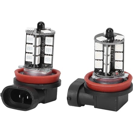 Kleurrijke LED Mistlamp Strobe Lamp met Afstandsbediening 12 24V H8 27SMD RGB gray