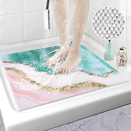 Antislip Vierkante Douchemat 80 x 80 cm voor Comfortabele Douchebeleving