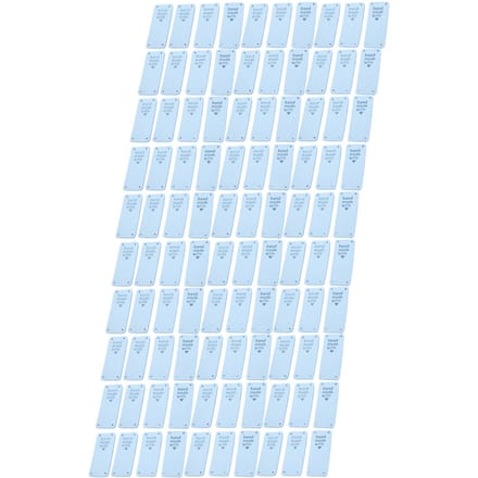 100 Étiquettes Fait Main Microfibre Durable Impression Claire Lisse Pratique Étiquettes à Coudre 02