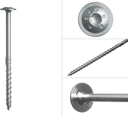 Wovar Tellerkopschroeven Verzinkt 8.0 x 120 mm Torx | Doos 50 Stuks