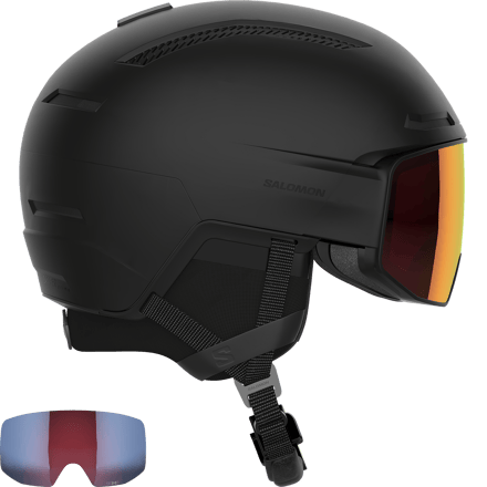 Salomon Driver prime sigma + lens Vizierhelm Da +He Zwart 59-62