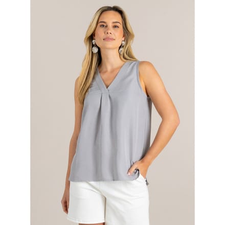 IVY BEAU Geneva Tops - Grey - maat 38