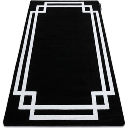 Kleden Rugsx Tapijt HAMPTON Lux zwart 160x220 cm
