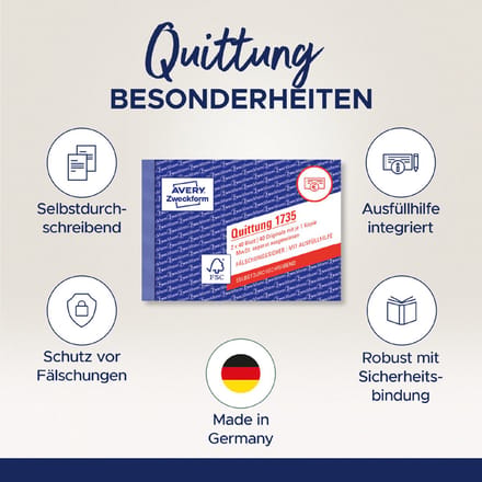 Formulierenboek 'Kwitantie' exclusief BTW