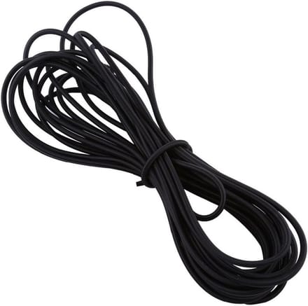 Elastic Rope 5mm/10mm - Stretch Bungee Cord voor DIY Projecten en Creatieve Klussen (5mm/10m - Zwart)