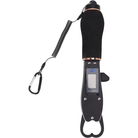 Pince à poisson avec balance numérique, capacité de charge jusqu'à 55 lb/25 kg, pour matériel de pêche pour hommes black