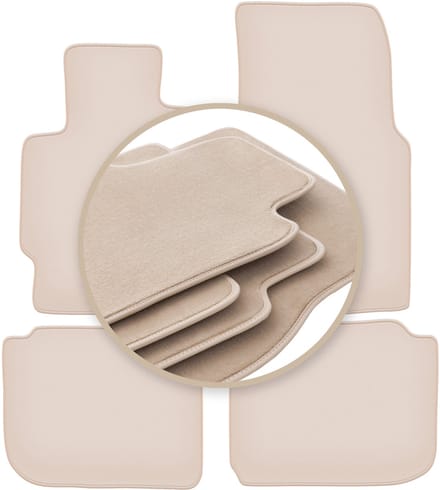 PREMIUM beige vloermatten voor: Honda CR-V I SUV 1995-2001