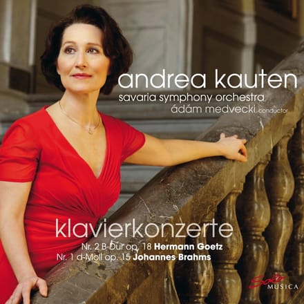 Andrea Kauten, Savaria Symphony Orchestra, Ádám Medveczky - Brahhms: Piano Concertos (2 CD)