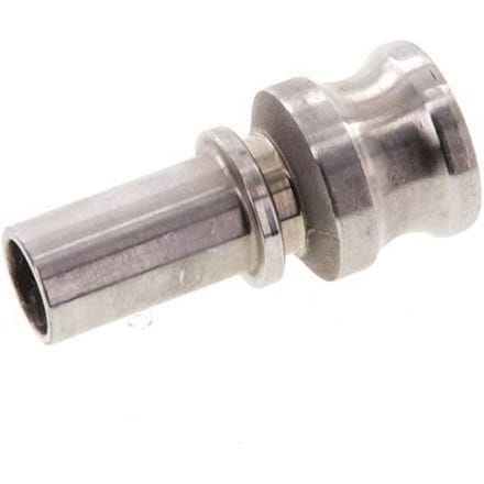 Camlock DN 20 (3/4'') Koppeling RVS met slangpilaar (19 mm) Type E EN 14420-7 (DIN 2828)