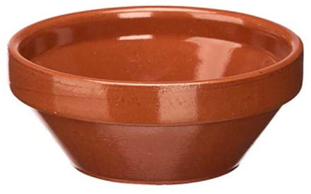 La Dehesa Soepkommen / serveer schaaltje - terracotta - D15 x 7 cm - aardewerk - Spaanse sfeer