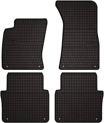 Wielganizator SolidPRO - Auto Vloermatten - Rubber - Zwarte Bescherming - Audi A8 D3