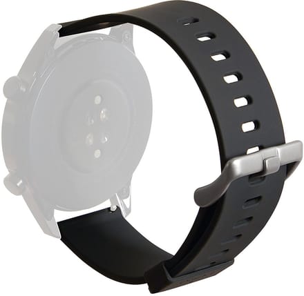 Puro, Icon siliconen band voor universeel 22 mm, Zwart