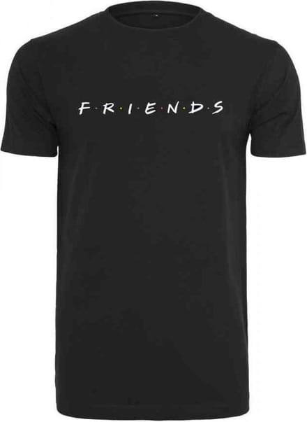 Merchcode Friends - Friends Logo Heren Tshirt - M - Zwart