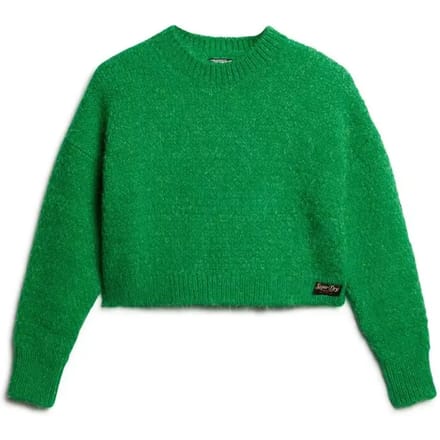 Superdry - Vintage korte gebreide trui met textuur - Dames - Sweaters