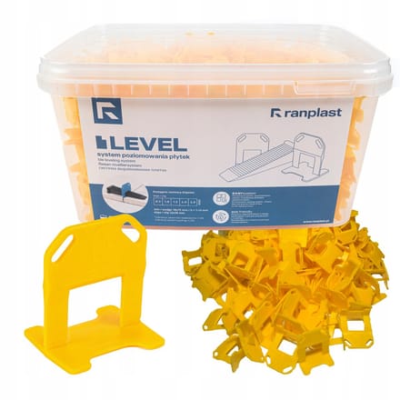 Ranplast Tegelnivelleringsclips 400 stuks - 1mm voeg