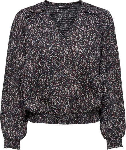 ONLY - ONLTIANA L/S SMOCK TOP WVN NOOS - Dames - Blouses