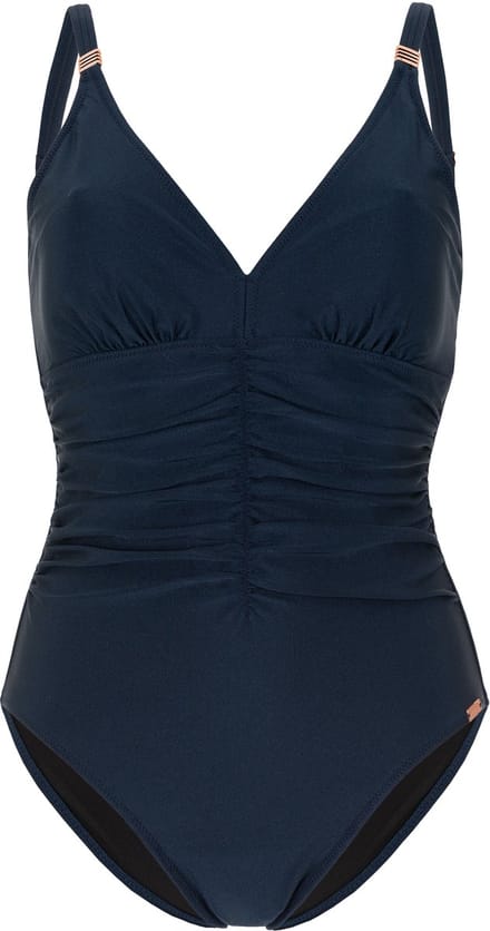Pastunette Premium - Badpak - Azure Leafs - Blauw - Corrigerend - Maat 40C