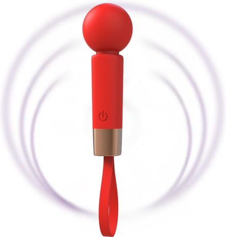 Beautifly RubyGlow Sphere - Stijlvolle Clitorismassager - 8 Vibratiestanden - Waterdicht - Rood