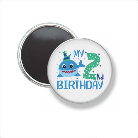Button Met Magneet 58 MM - My 2nd Birthday - NIET VOOR KLEDING