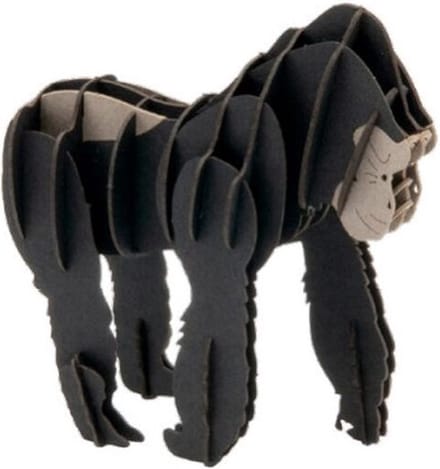 FRIDOLIN 3D Papier Model - Gorilla.