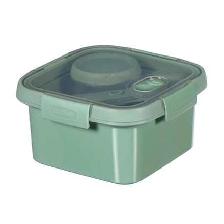 Curver Smart To Go Lunchbox 1.1L + Bestekset + Sauscup - Eco Groen