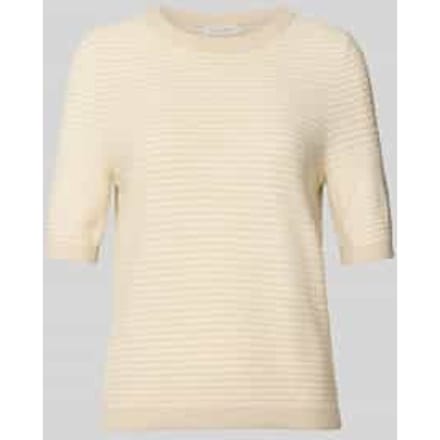 Gebreide pullover met 1/2-mouwen