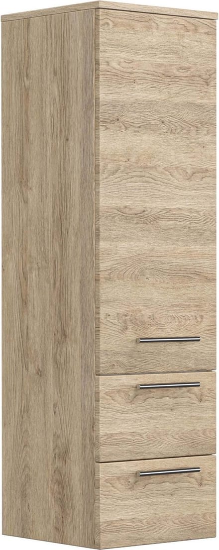 Badkamerkast Jeroen Eiken - Breedte 35.2 cm - Hoogte 120 cm - Diepte 35.8 cm