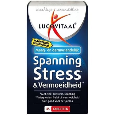 Lucovitaal - Spanning, Stress & Vermoeidheid - 45 tabletten - Voedingssupplement