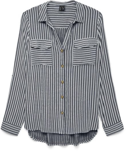 VERO MODA - VMBUMPY L/S SHIRT NEW WVN NOOS - Dames - Blouses