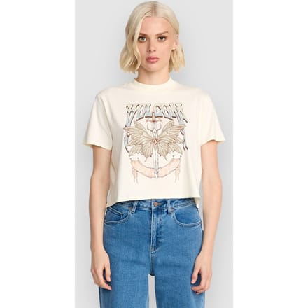 Volcom Dial Crop T-Shirt wit