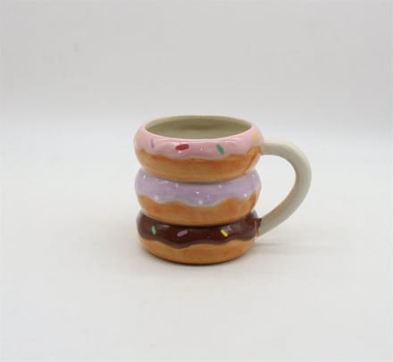 HomeBound by KY | Beker donuts | 14,3x10,2x10cm | mok/beker donut