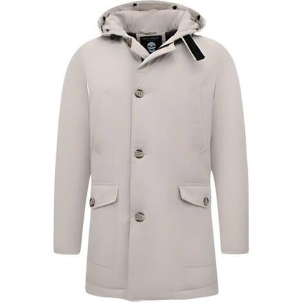 Gewatteerde Parka met Capuchon - 7101WT - Beige