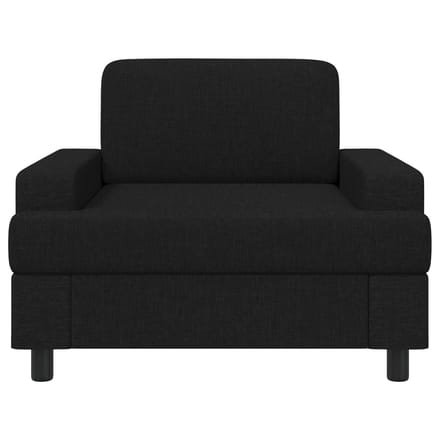 vidaXL - Fauteuil - Zwart - Stof