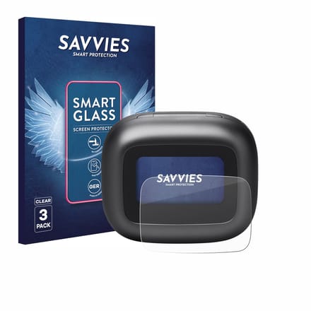 3 Stuks Savvies Screenprotector - geschikt voor JBL Live Beam 3 - beschermfolie glas transparant