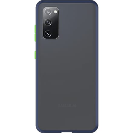 Samsung Galaxy S20 Back Cover - Blauw/Transparant