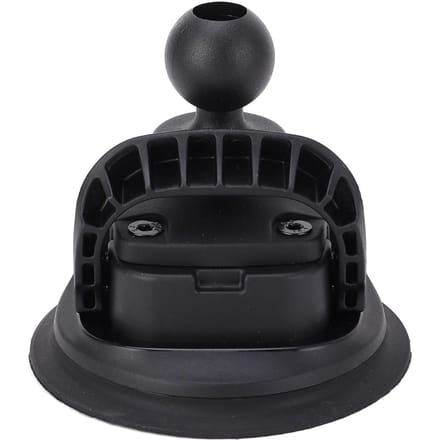 Auto Zuignap Basis met 1 Inch Bal One Touch Snelvergrendeling Sterke Kleefkracht Dashboard Voorruit black