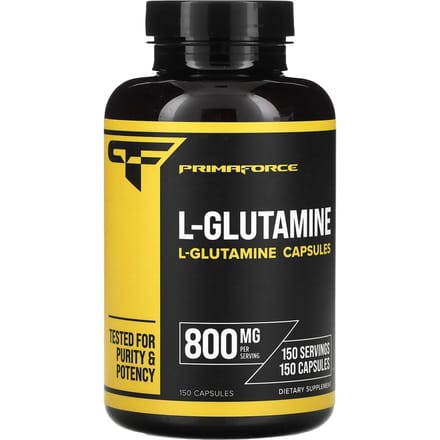 Primaforce, L-Glutamine, 800 mg, 150 gélules