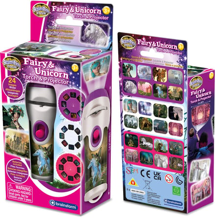 Brainstorm - Fairy & Unicorn Torch and Projector - zaklamp feeën en eenhoorn