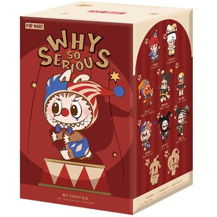 POP MART WHY SO SERIOUS Serie-Vinyl Pluche Hanger Blind Box (Enkel pak / 8-delige set) brown