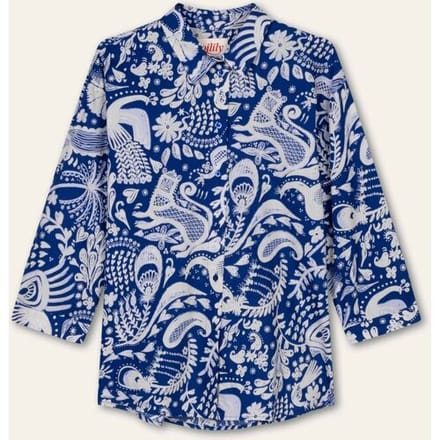 Oilily Brishti Blouse- maat32 Royal Blauw