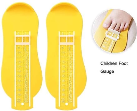 Finnacle - "Kinder-/Baby-Voetmeter in CM - Geel"