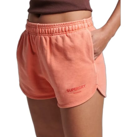 Superdry Code Core Sport Sweatshort Korte Broek Oranje S Vrouw