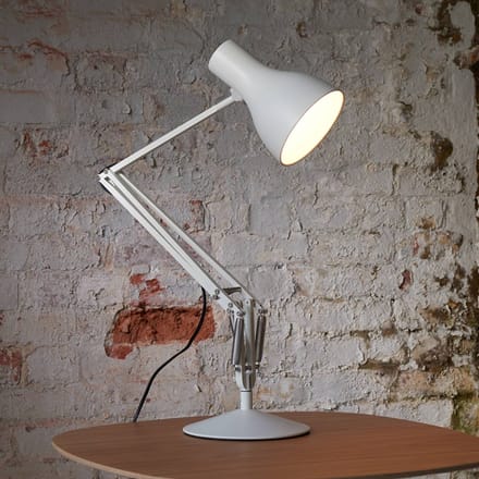 Anglepoise - Type 75™ bureaulamp - alpien wit - met voet - Led