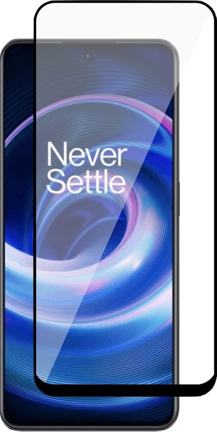 Screenprotector geschikt voor OnePlus Ace - Gehard Glas Beschermglas Tempered Glass Volledig Dekkende Screen Protector