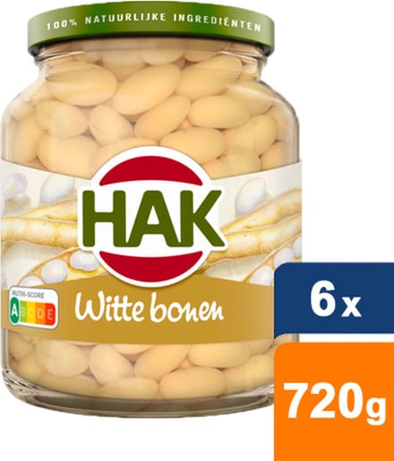 Hak - Witte Bonen - 6x 720g