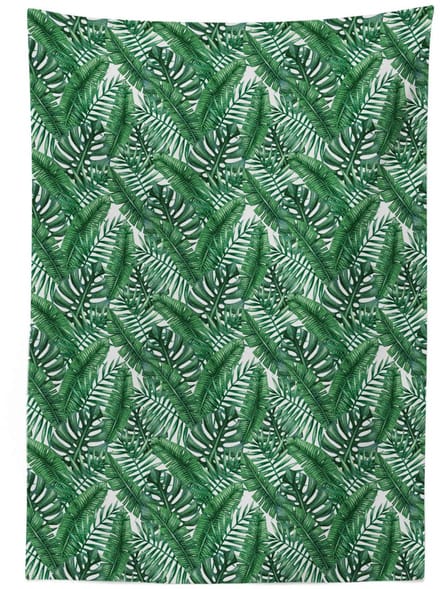 ABAKUHAUS Palmblad Tafelkleed – Aquarel Jungle – 140x170 cm