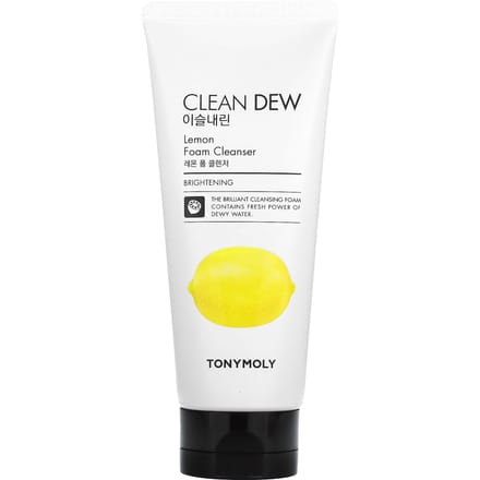 TonyMoly, Clean Dew, Citroen Schuimreiniger, 180ml white