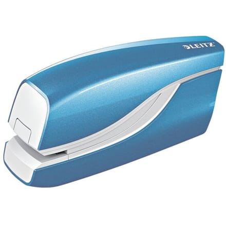 Nietmachine Leitz NeXXt WOW contactloos elektrisch 10 vel blauw