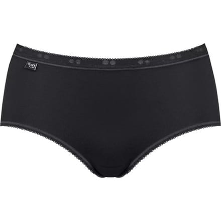 sloggi - Maat 42 Basic+ Dames Midi slip - Zwart